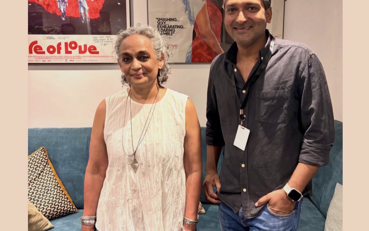 Akhil Ranjan at a film industry event in London